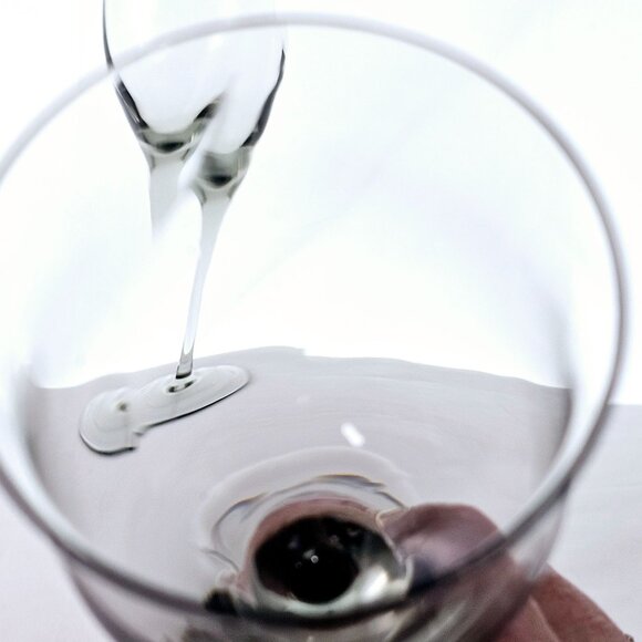 Noritake Royal Pierpont Gray Wine Glass 8.5" - Picture 3 of 8